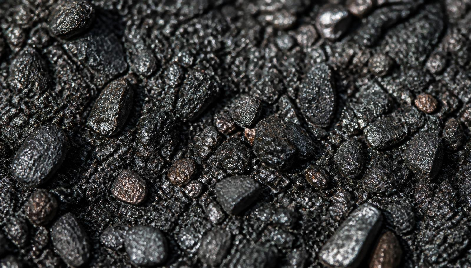 Textura de concentrado mineral